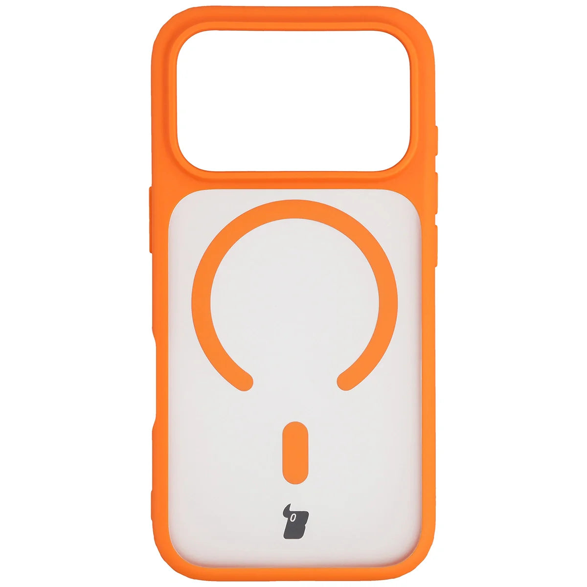 Handyhülle mit Magnetring für iPhone 17 Pro, Bizon Case MatteO, Getönt-Orange