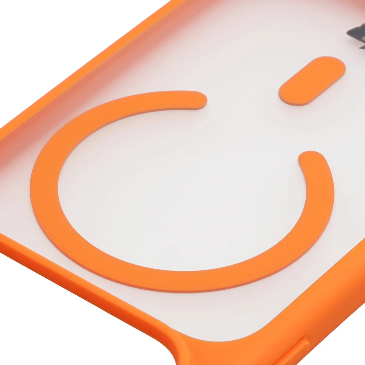 Handyhülle mit Magnetring für iPhone 17 Pro, Bizon Case MatteO, Getönt-Orange