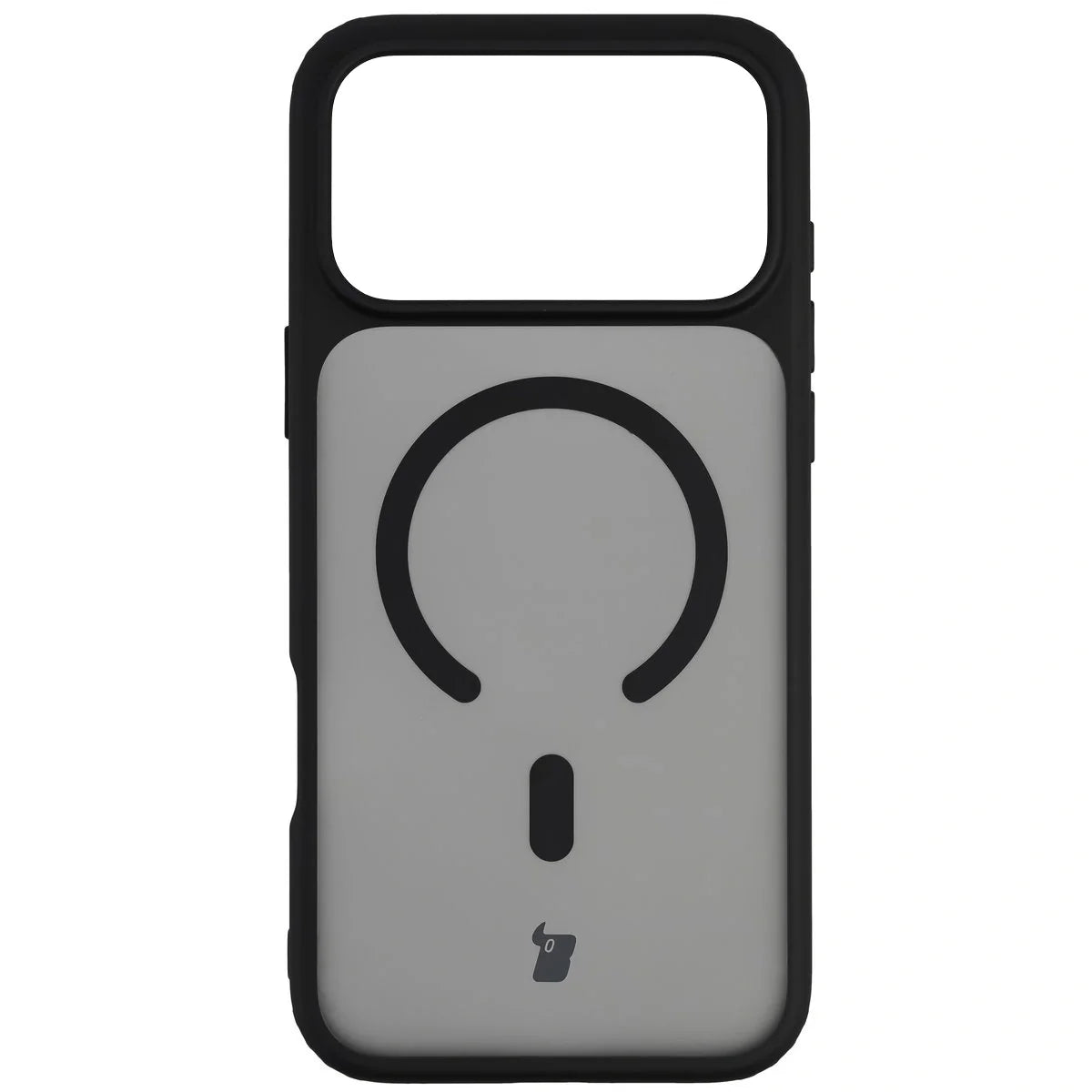 Handyhülle mit Magnetring für iPhone 17 Pro Max, Bizon Case MatteO, Getönt-Schwarz
