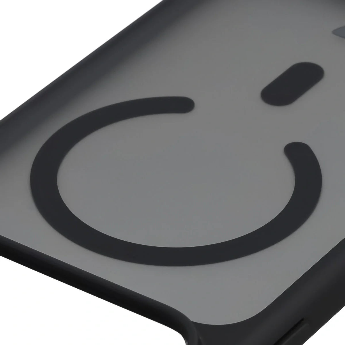Handyhülle mit Magnetring für iPhone 17 Pro Max, Bizon Case MatteO, Getönt-Schwarz
