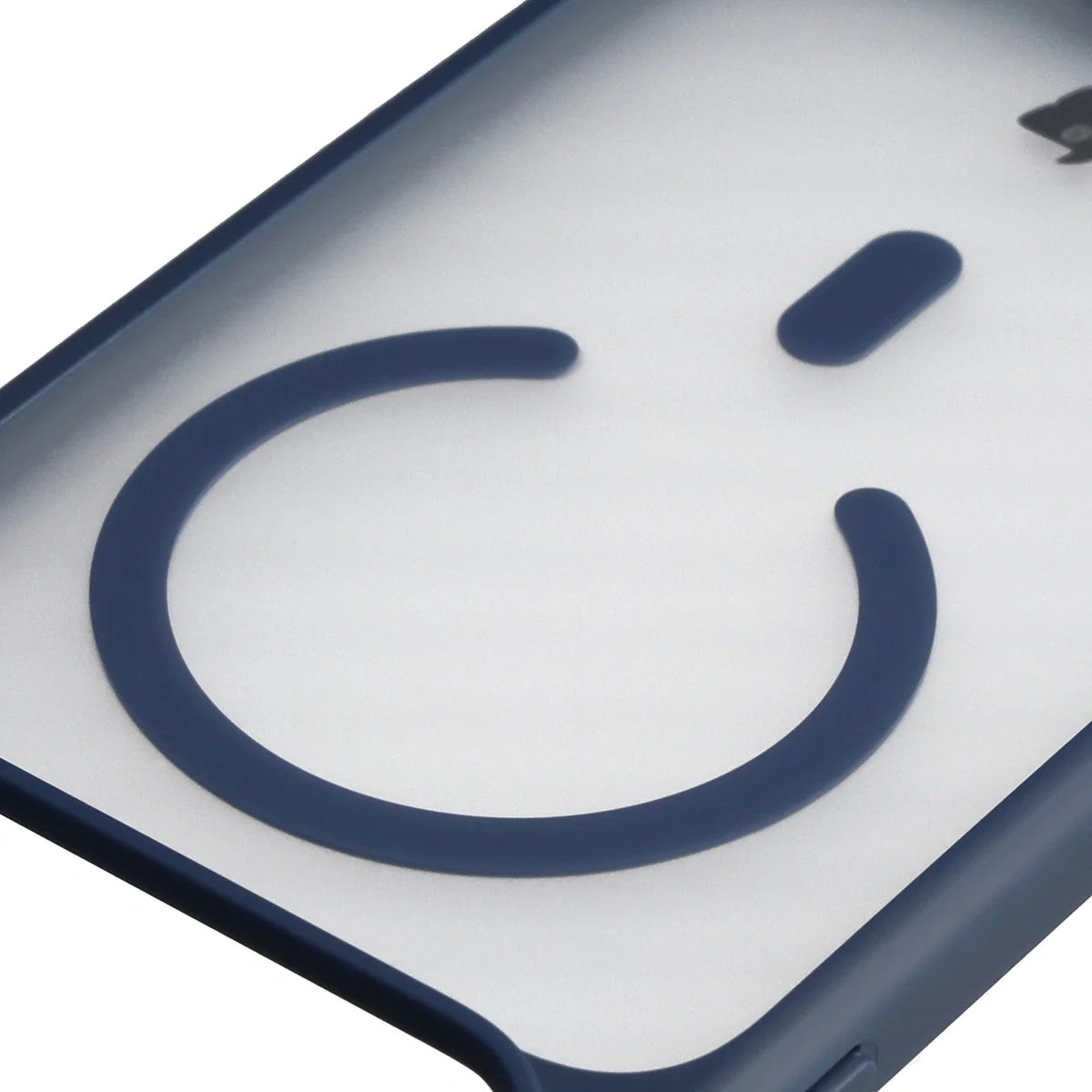 Handyhülle mit Magnetring für iPhone 17 Pro Max, Bizon Case MatteO, Getönt-Dunkelblau