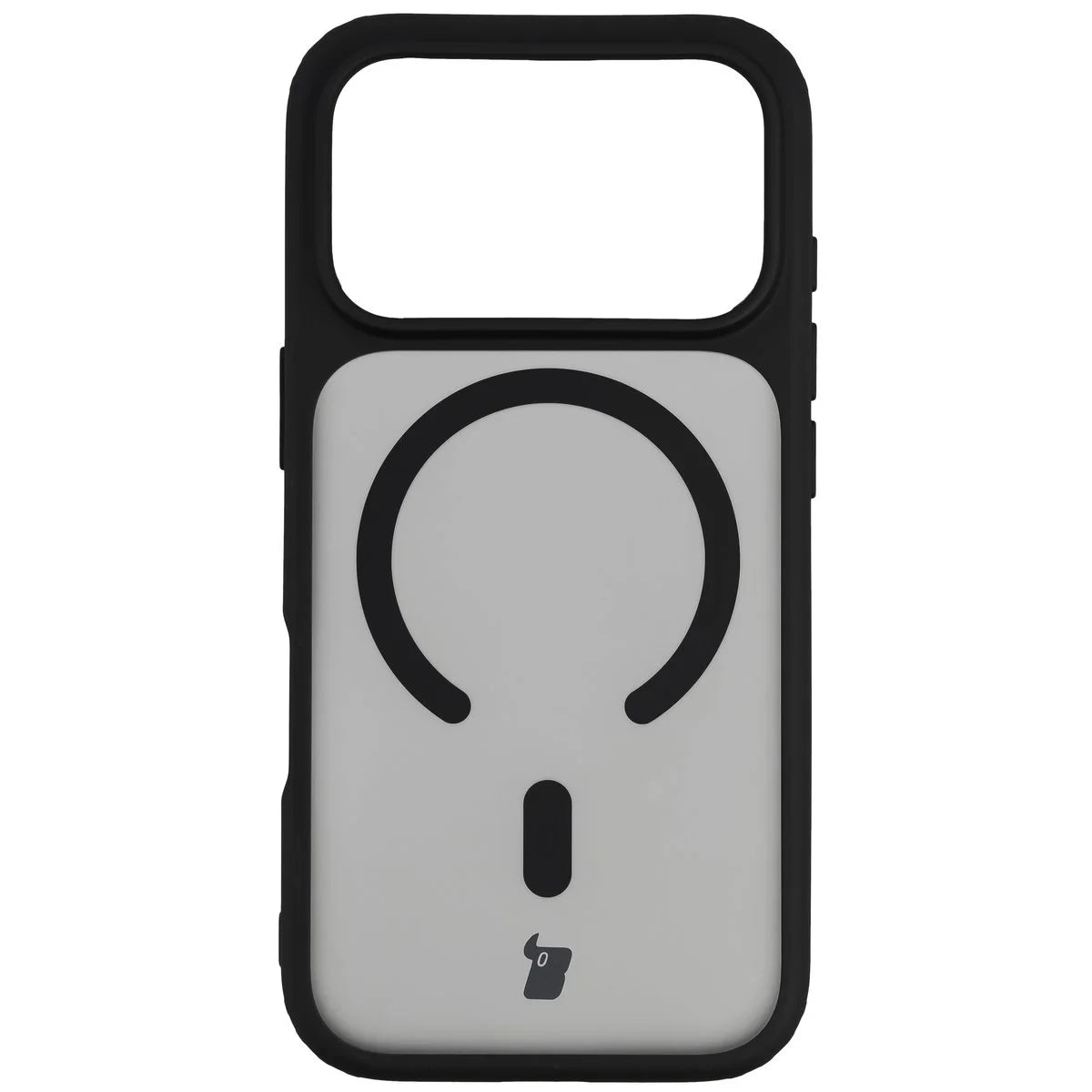 Handyhülle mit Magnetring für iPhone 18 Pro / 17 Pro, Bizon Case MatteO, Getönt-Schwarz (2/7)