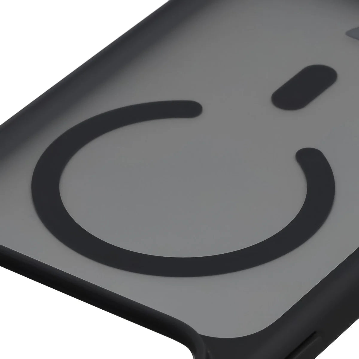 Handyhülle mit Magnetring für iPhone 18 Pro Max / 17 Pro Max, Bizon Case MatteO, Getönt-Schwarz (3/7)