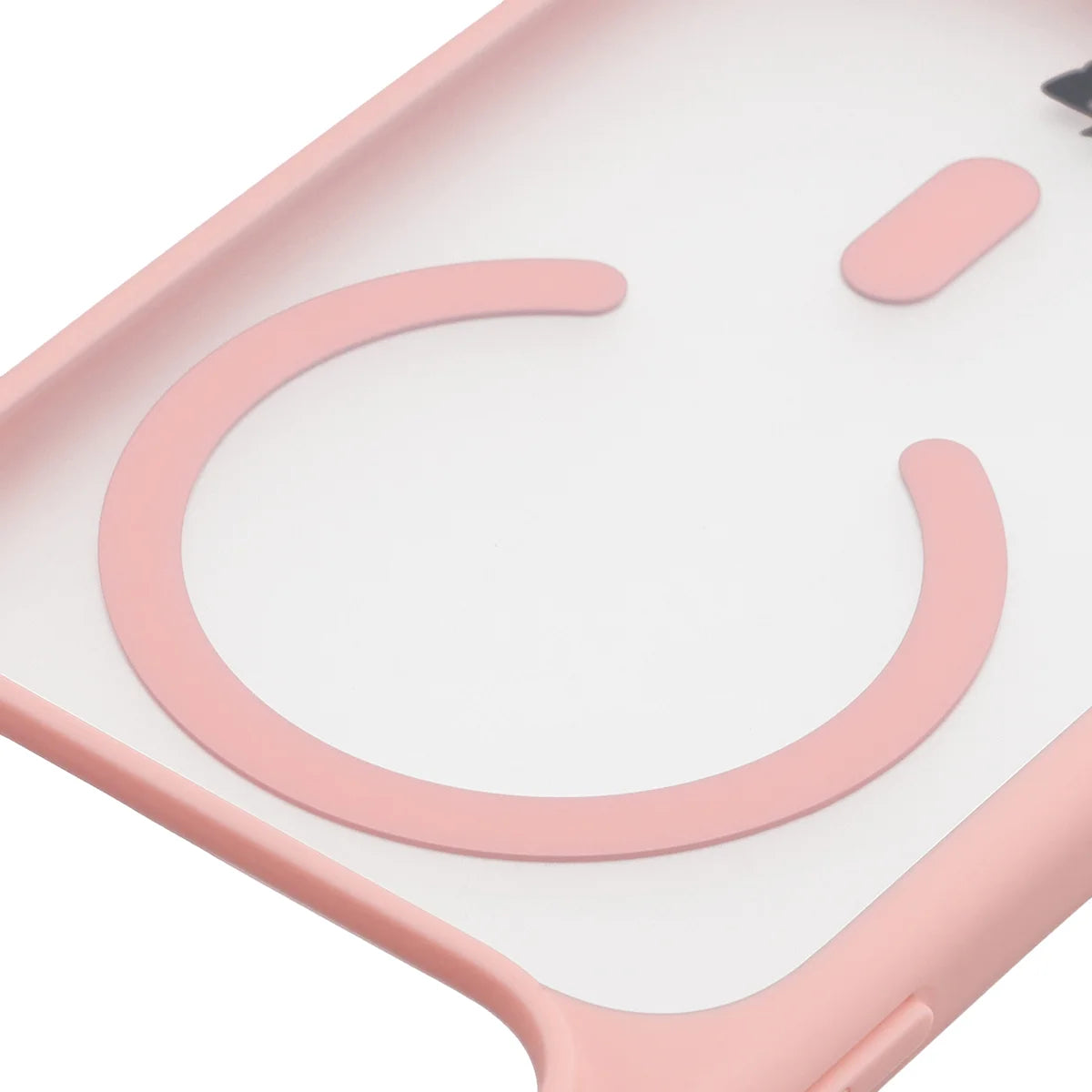 Handyhülle mit Magnetring für iPhone 18 Pro Max / 17 Pro Max, Bizon Case MatteO, Getönt-Hellrosa (3/7)