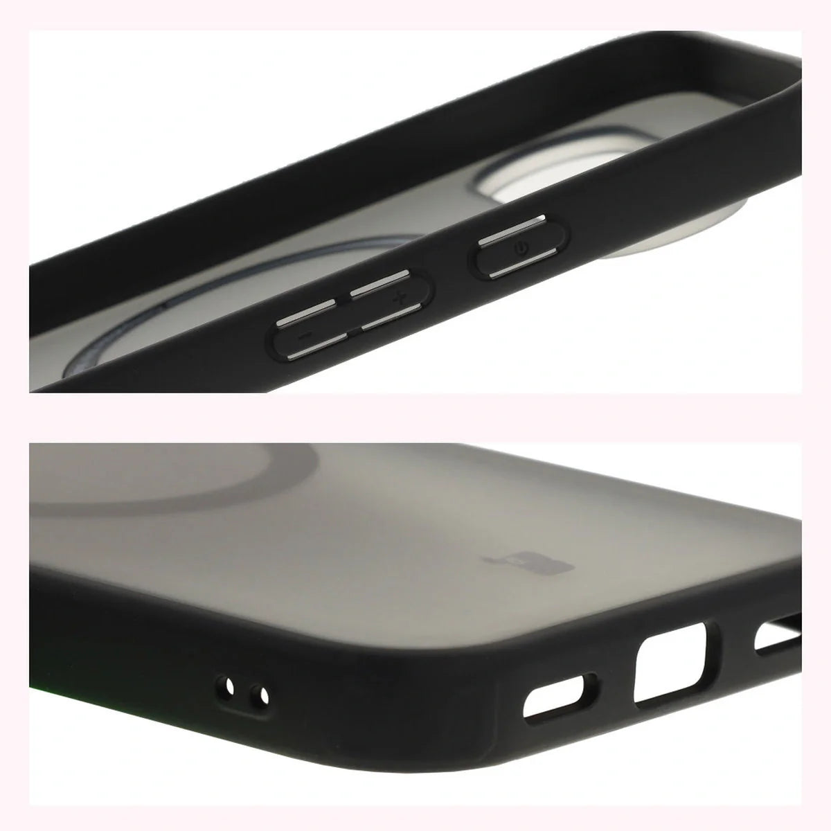Handyhülle mit Magnetring für Pixel 10 / 10 Pro, Bizon Case MatteO, Getönt-Schwarz