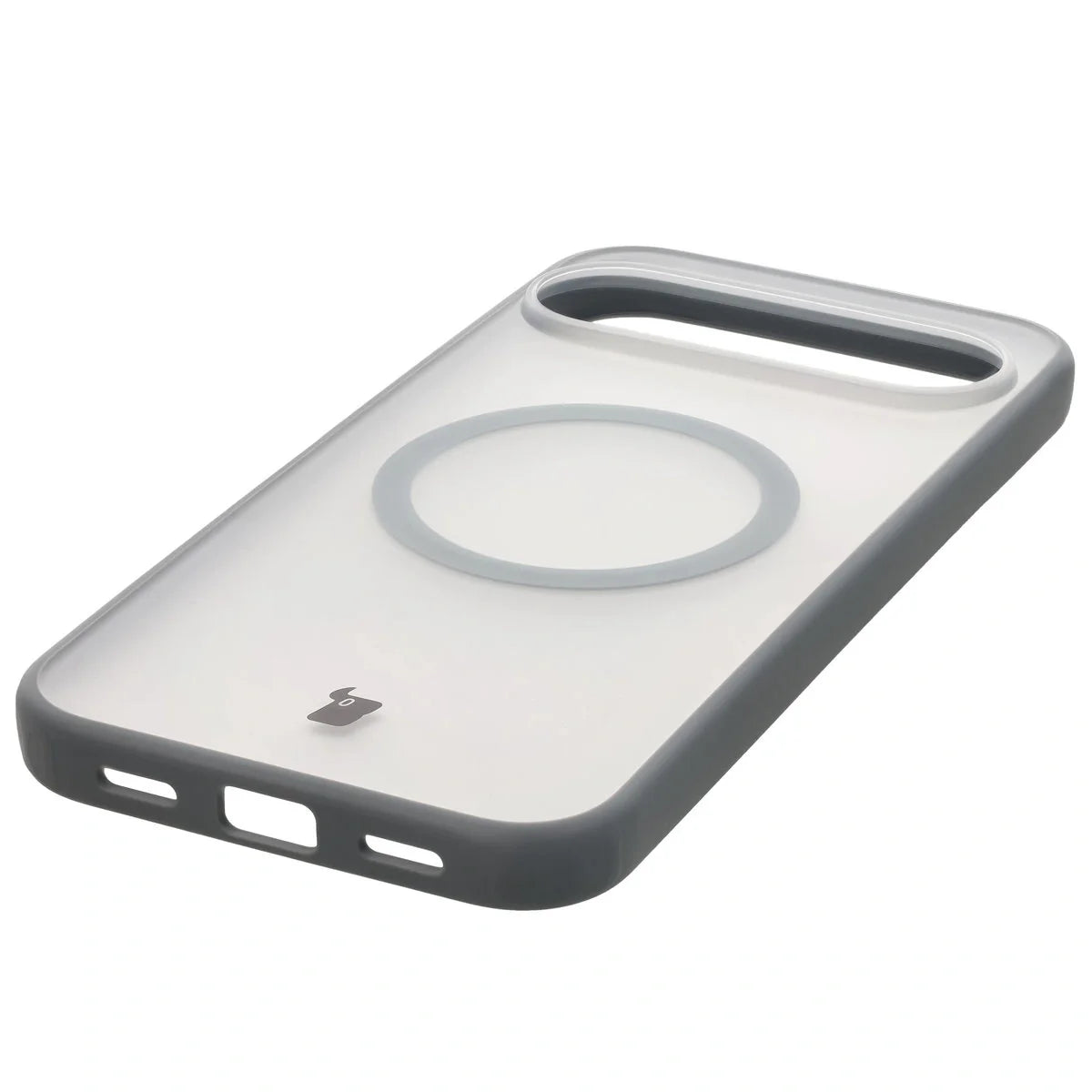 Handyhülle mit Magnetring für Pixel 10 Pro XL, Bizon Case MatteO, Getönt-Grau