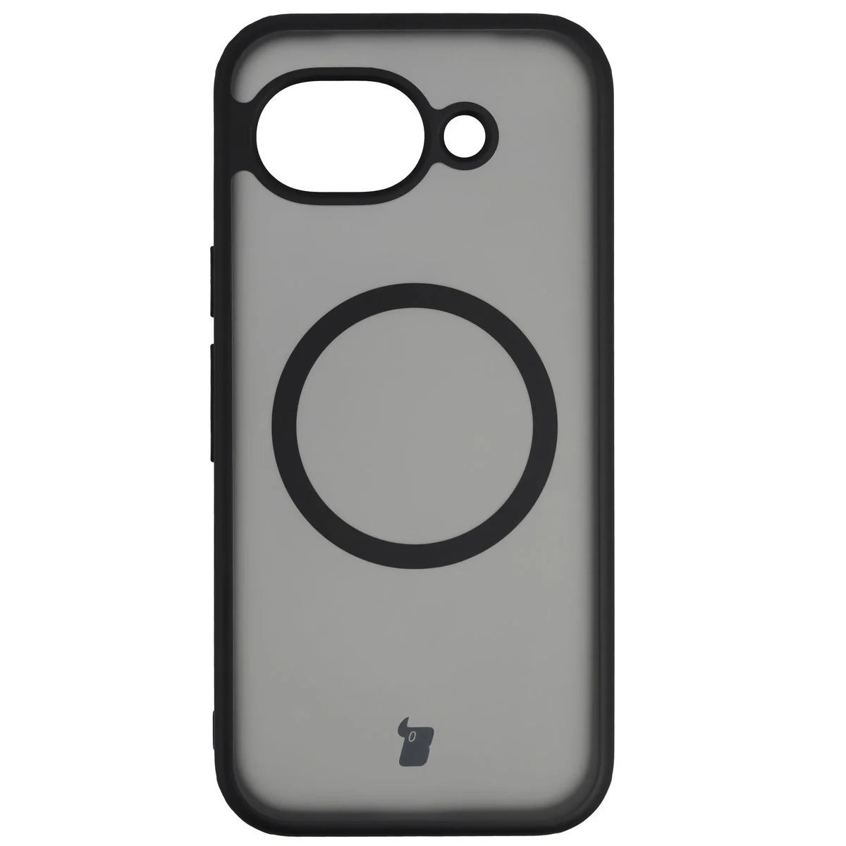 Handyhülle mit Magnetring für Google Pixel 10a, Bizon Case MatteO, Getönt-Schwarz