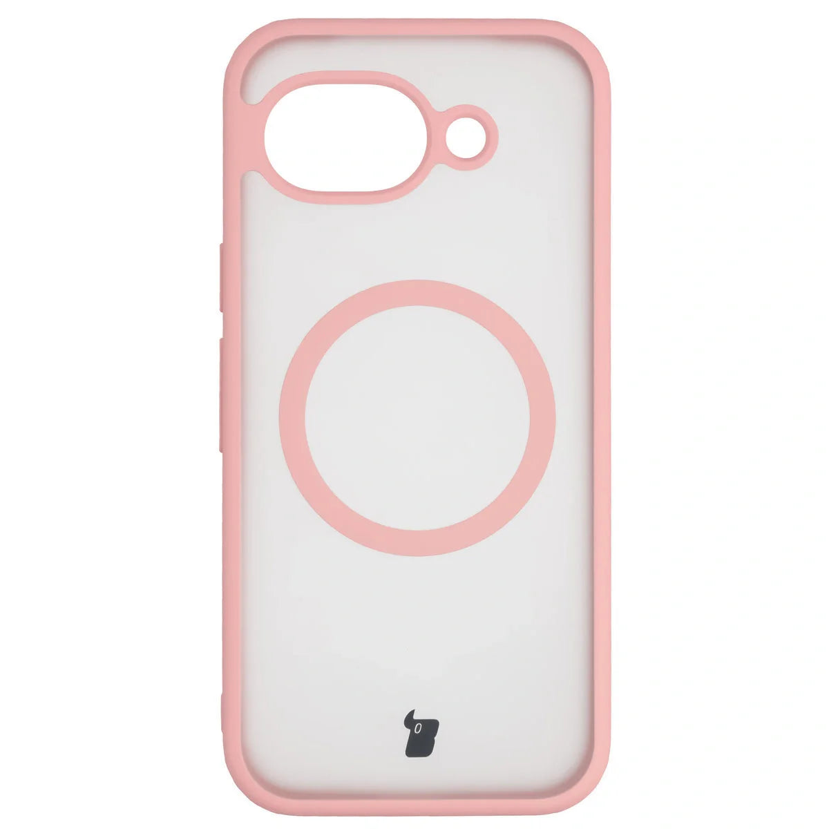 Handyhülle mit Magnetring für Google Pixel 10a, Bizon Case MatteO, Getönt-Hellrosa