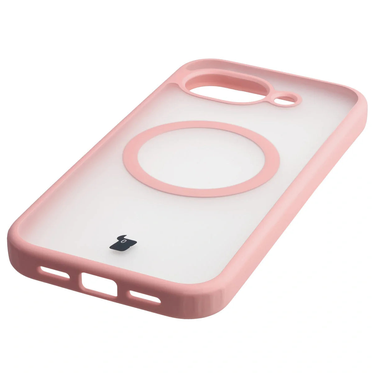 Handyhülle mit Magnetring für Google Pixel 10a, Bizon Case MatteO, Getönt-Hellrosa