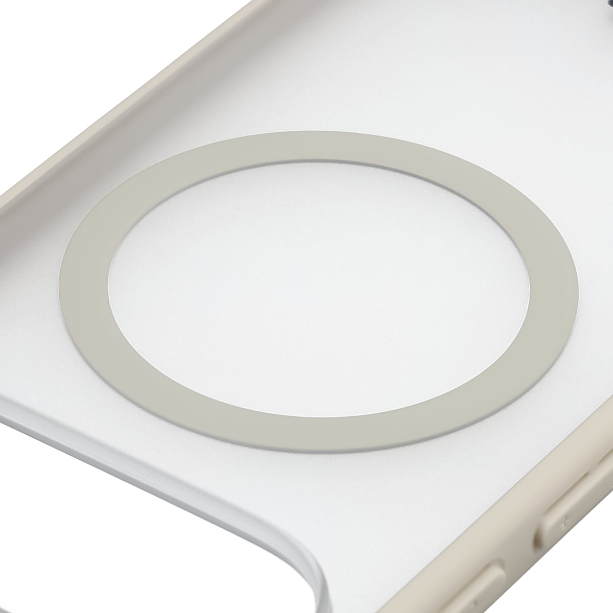 Handyhülle mit Magnetring für Google Pixel 11 / 11 Pro / 10 / 10 Pro, Bizon Case MatteO, Getönt-Beige