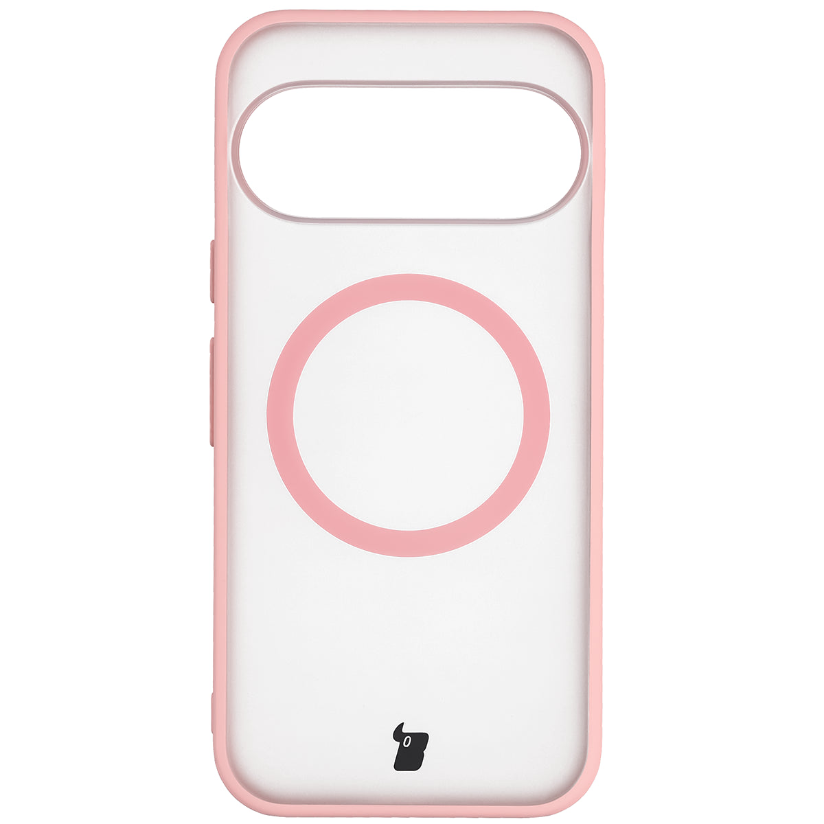 Handyhülle mit Magnetring für Google Pixel 11 / 11 Pro / 10 / 10 Pro, Bizon Case MatteO, Getönt-Hellrosa