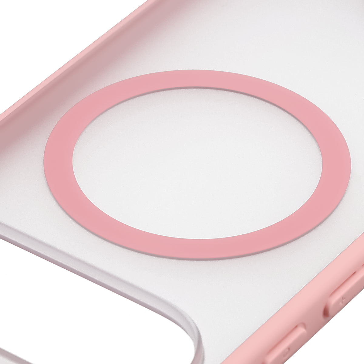 Handyhülle mit Magnetring für Google Pixel 11 Pro XL / 10 Pro XL, Bizon Case MatteO, Getönt-Hellrosa