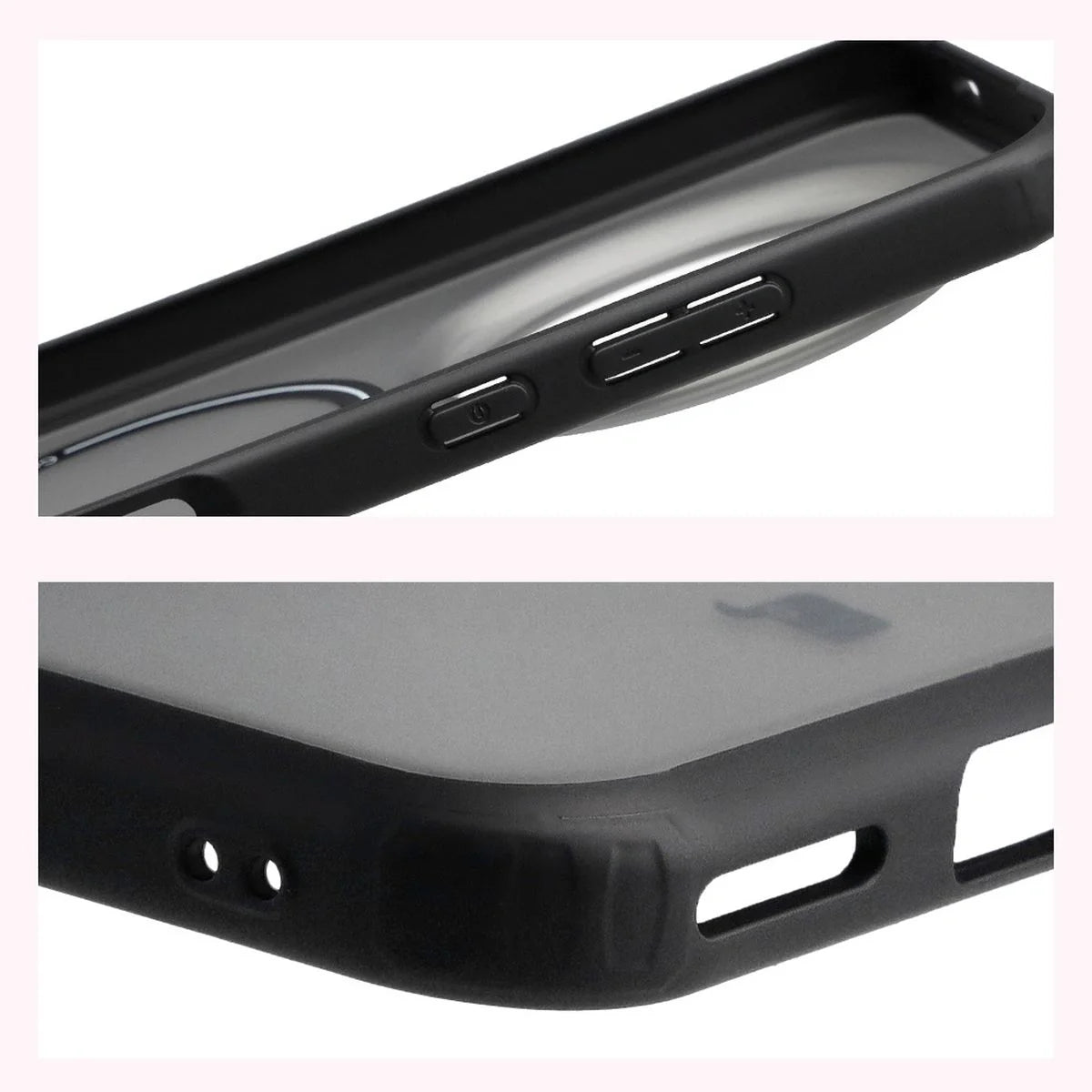 Handyhülle mit Magnetring für Honor Magic8 Pro, Bizon Case MatteO, Getönt-Schwarz