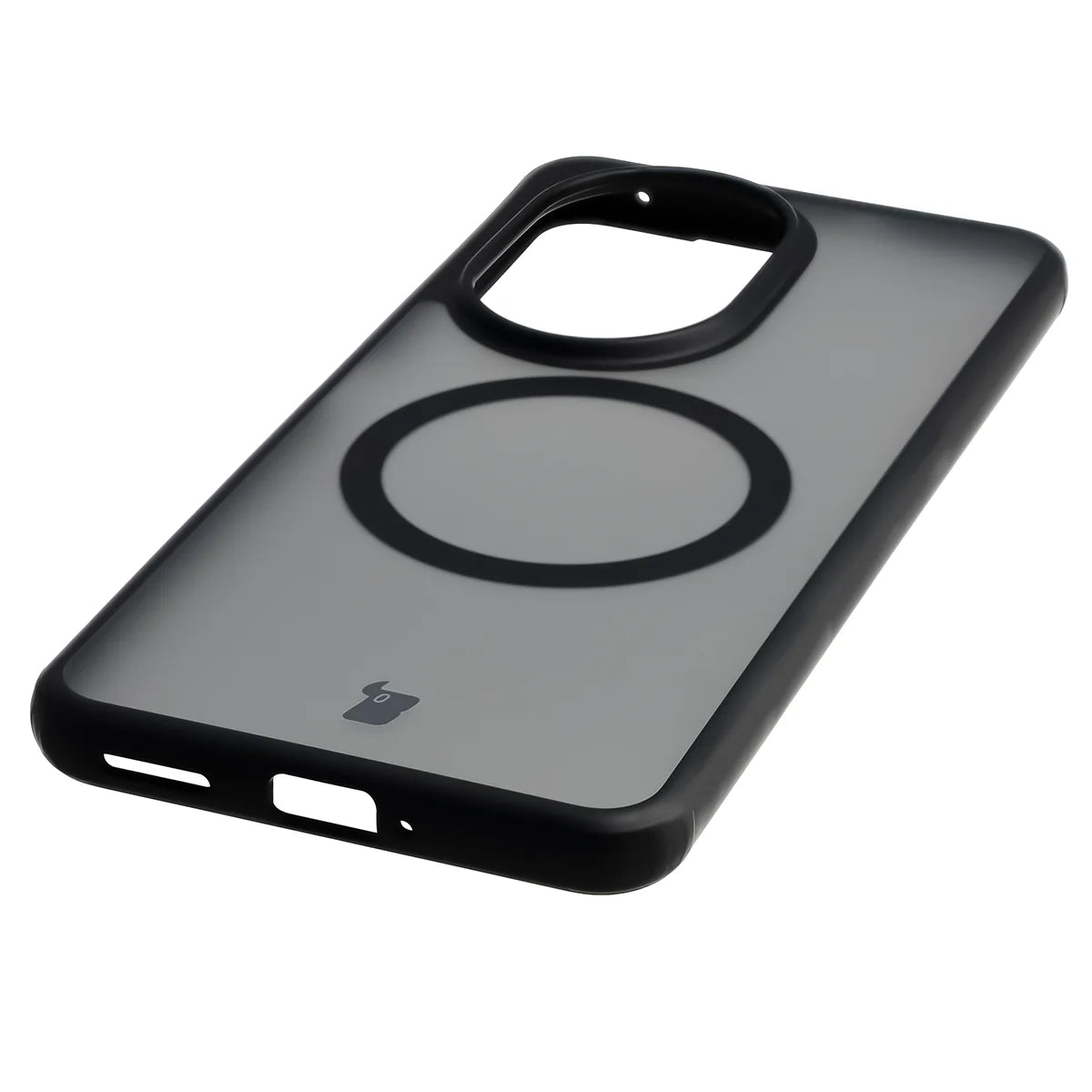 Handyhülle mit Magnetring für Huawei nova 14 Pro, Bizon Case MatteO, Getönt-Schwarz