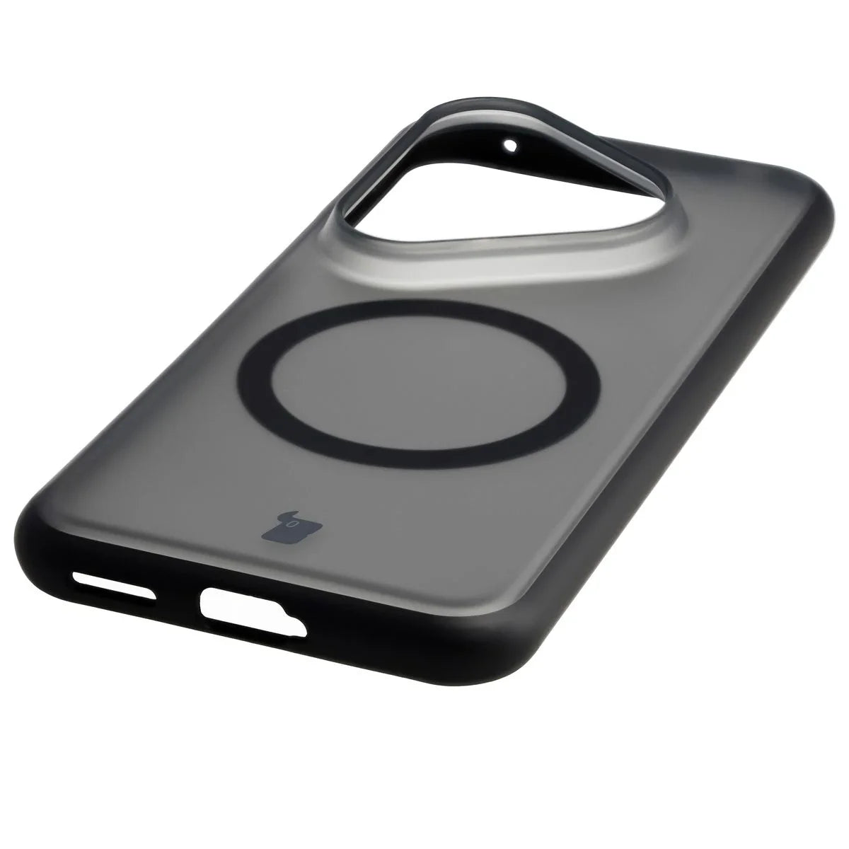 Handyhülle mit Magnetring für Huawei Pura 80 Pro / Pro Plus, Bizon Case MatteO, Getönt-Schwarz