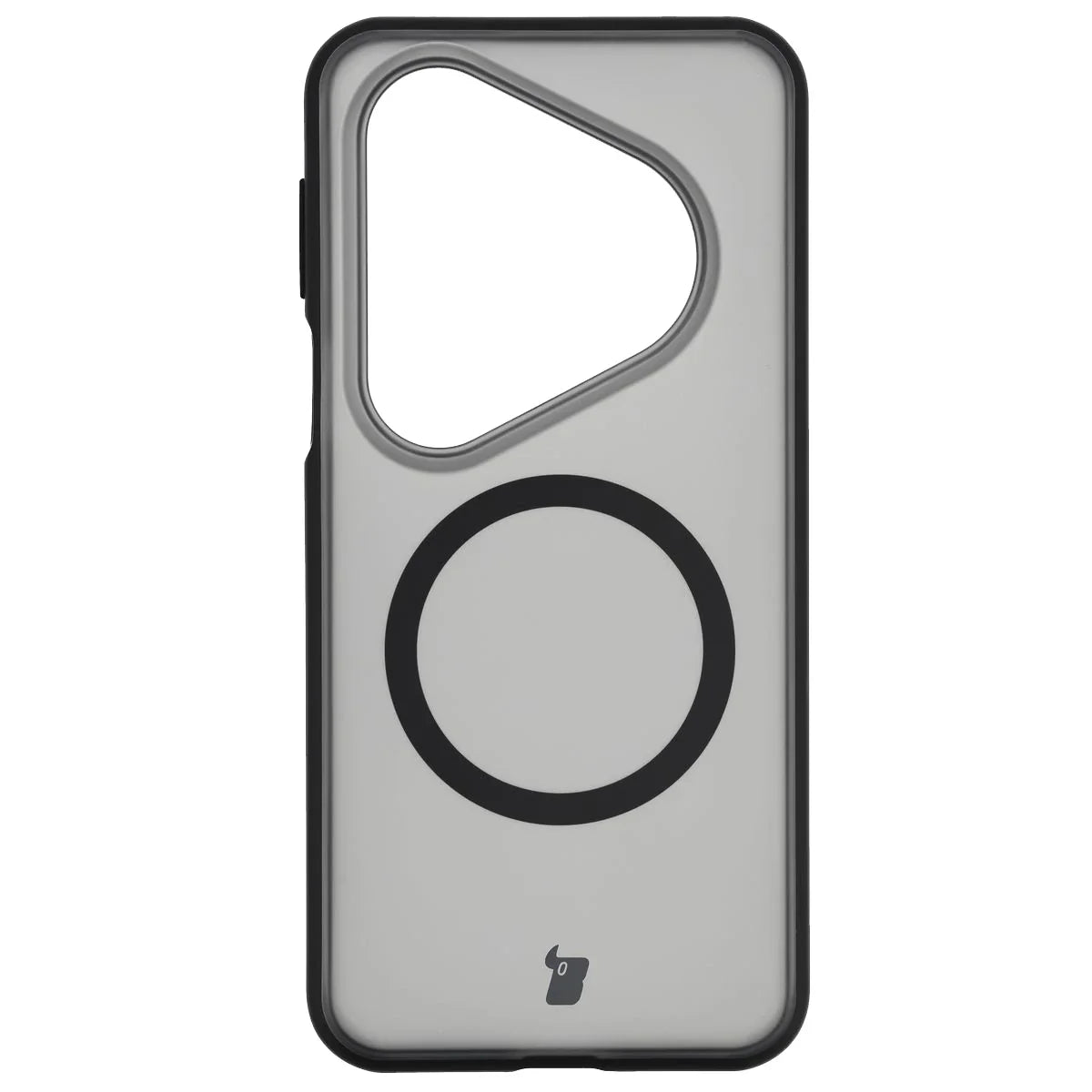 Handyhülle mit Magnetring für Huawei Pura 80 Ultra, Bizon Case MatteO, Getönt-Schwarz
