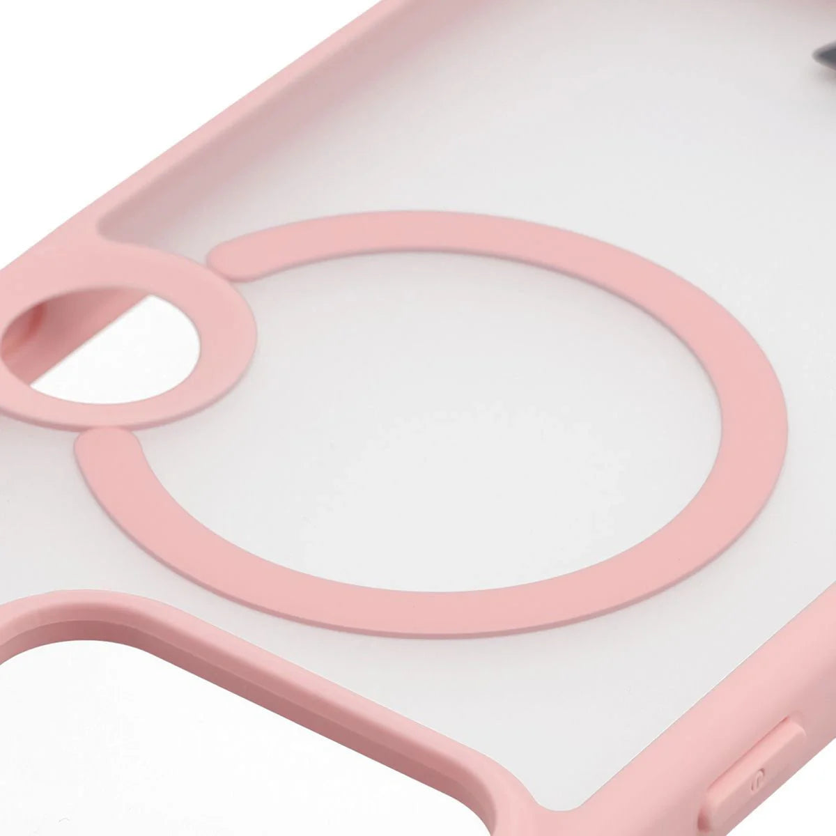 Handyhülle mit Magnetring für Nothing Phone (3), Bizon Case MatteO, Getönt-Hellrosa