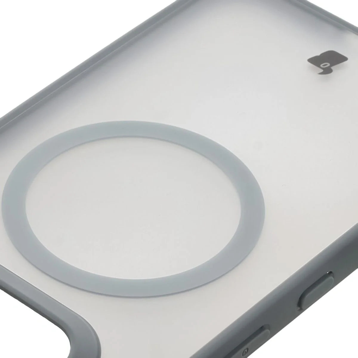 Handyhülle mit Magnetring für Nothing Phone (3a), Bizon Case MatteO, Getönt-Grau