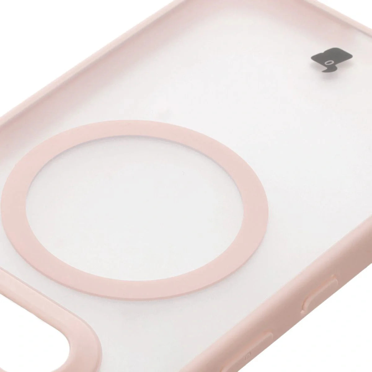 Handyhülle mit Magnetring für Nothing Phone (3a), Bizon Case MatteO, Getönt-Rosa
