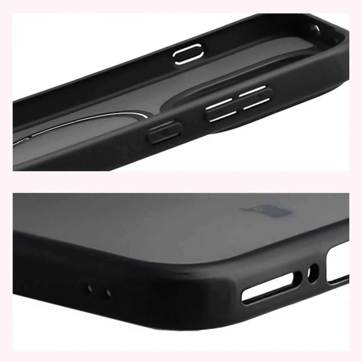 Handyhülle mit Magnetring für OnePlus 15, Bizon Case MatteO, Getönt-Schwarz