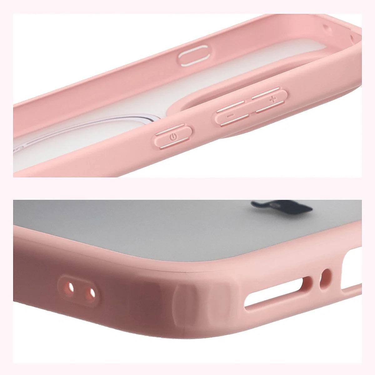 Handyhülle mit Magnetring für OnePlus 15, Bizon Case MatteO, Getönt-Hellrosa