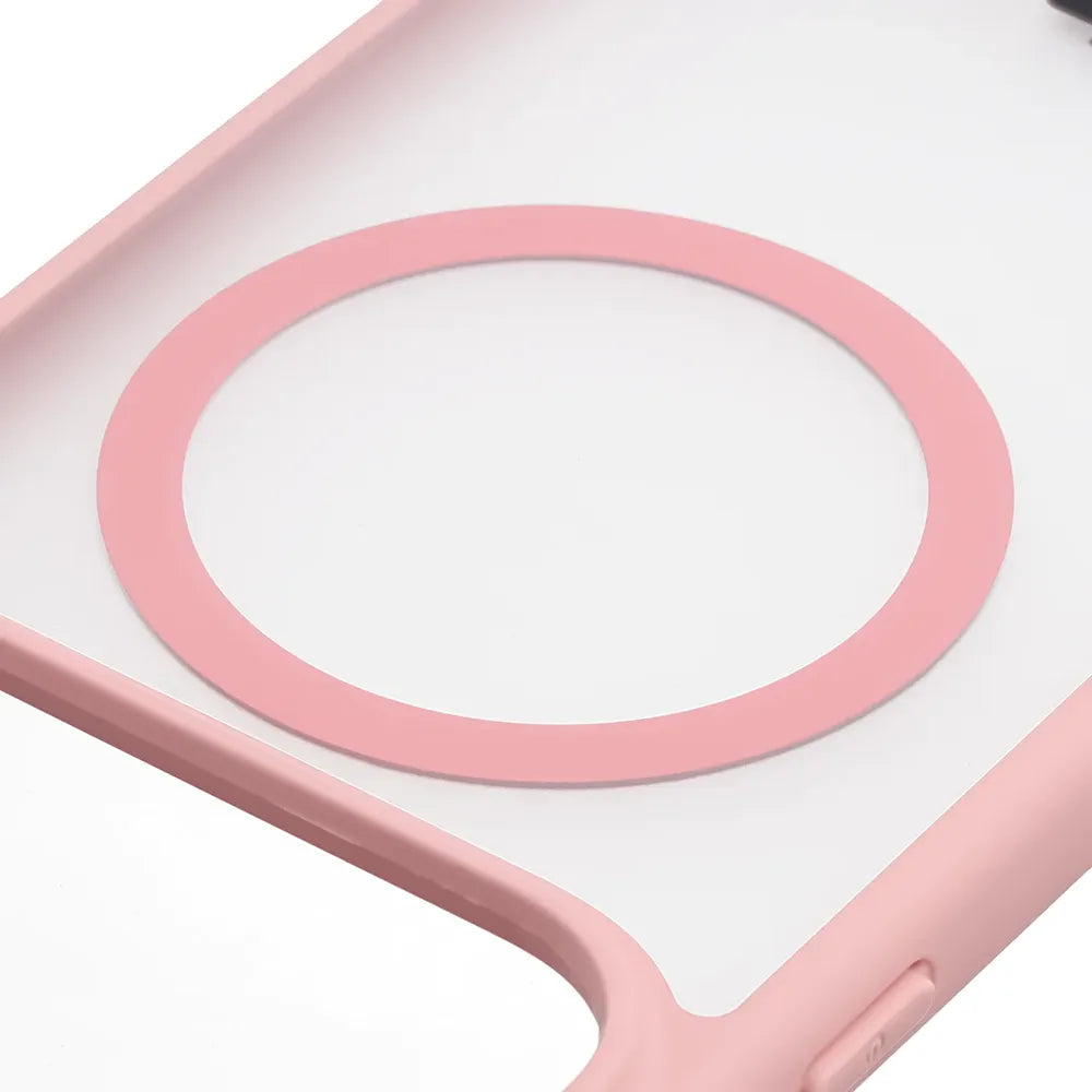 Handyhülle mit Magnetring für OPPO Find X10, Bizon Case MatteO, Getönt-Hellrosa (3/8)