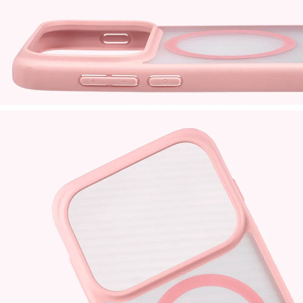 Handyhülle mit Magnetring für OPPO Find X10, Bizon Case MatteO, Getönt-Hellrosa (4/8)