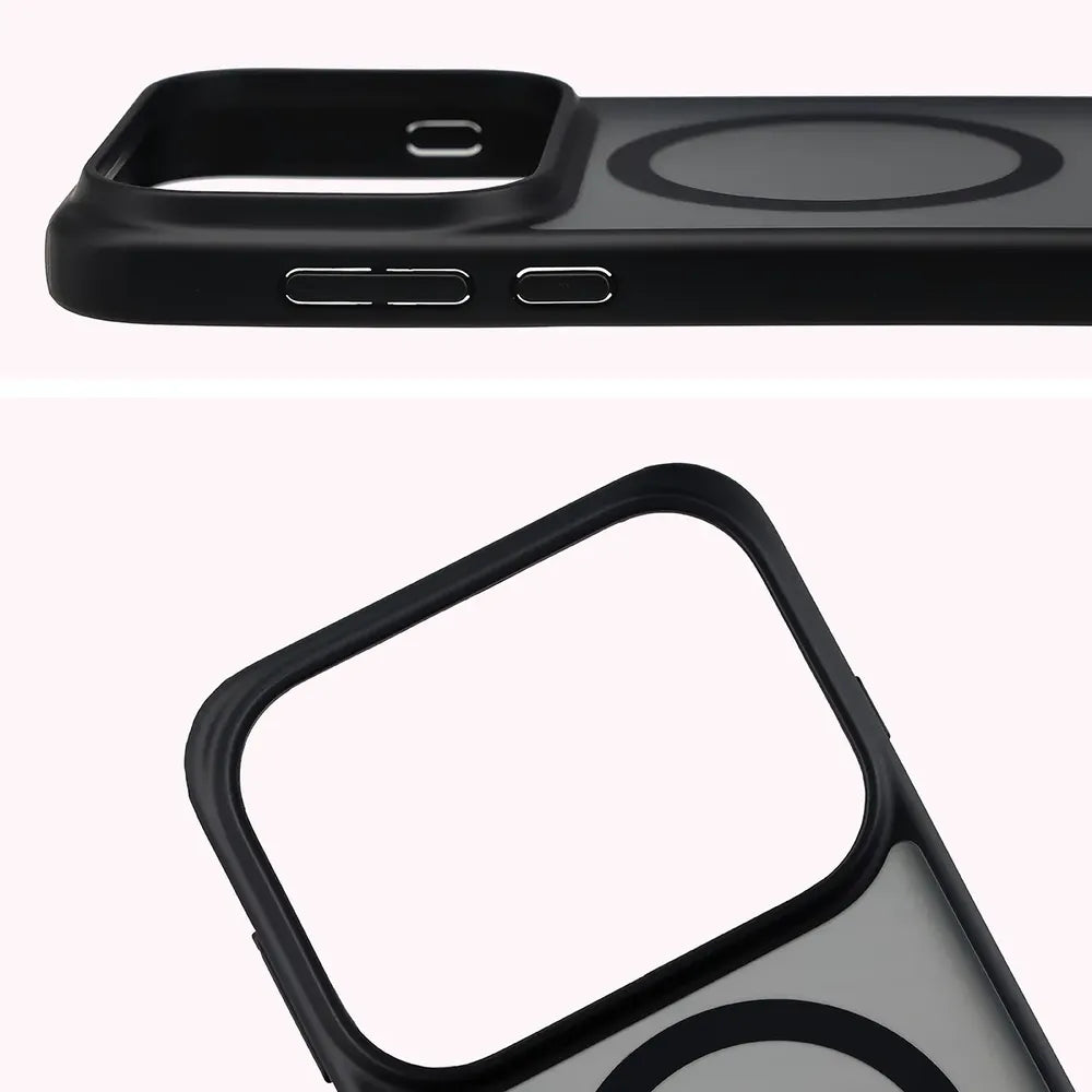 Handyhülle mit Magnetring für OPPO Find X10 Pro Max, Bizon Case MatteO, Getönt-Schwarz (4/7)