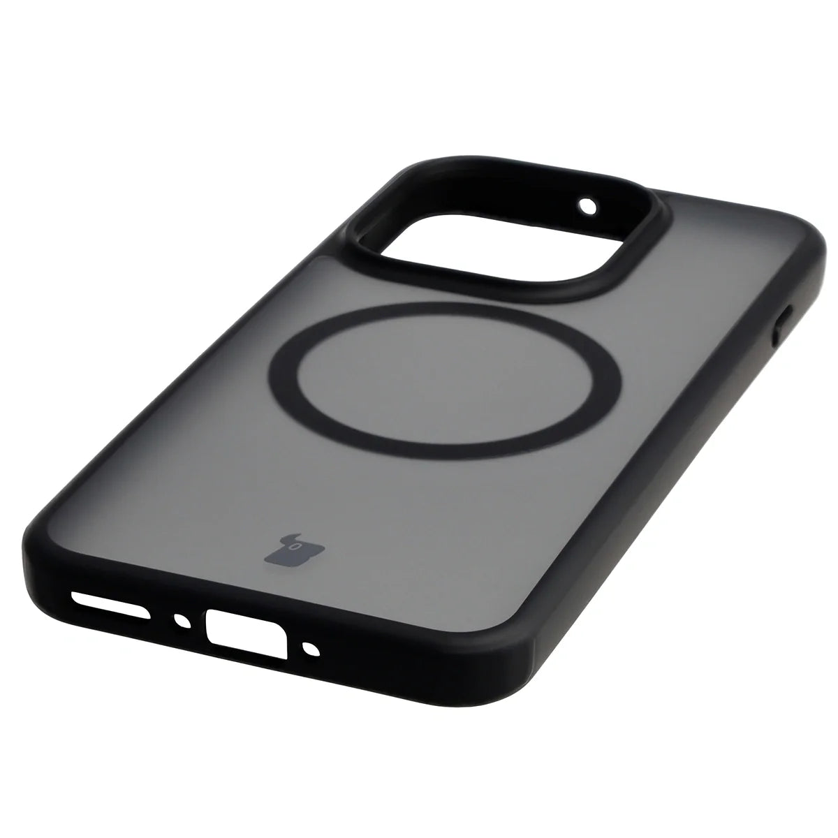 Handyhülle mit Magnetring für Oppo Find X9, Bizon Case MatteO, Getönt-Schwarz