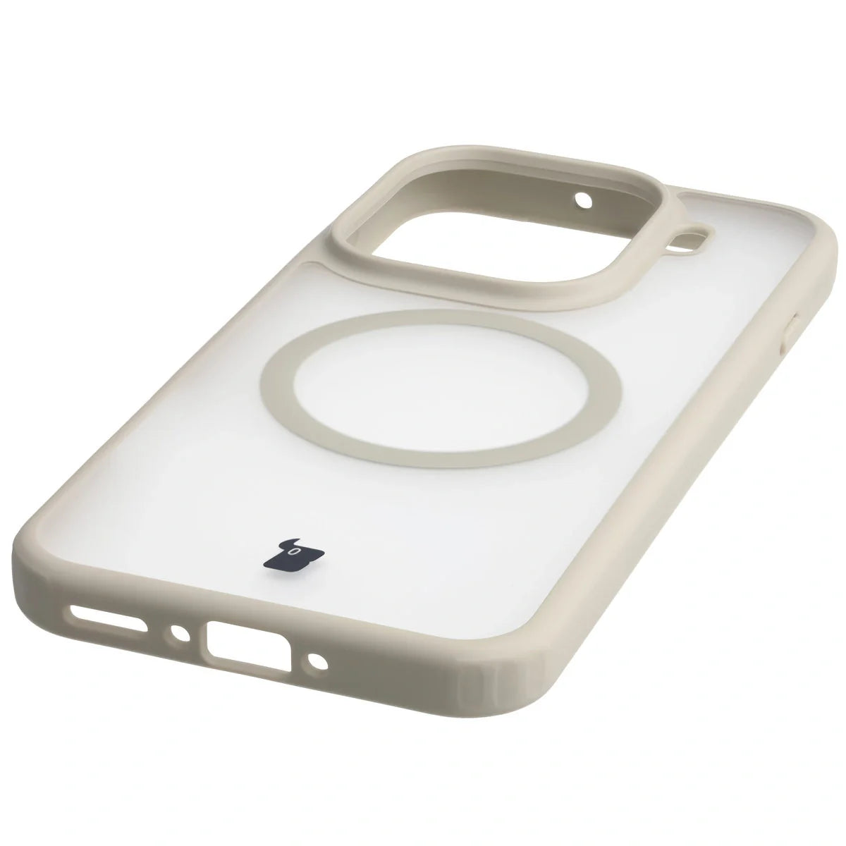 Handyhülle mit Magnetring für Oppo Find X9 Pro, Bizon Case MatteO, Getönt-Beige