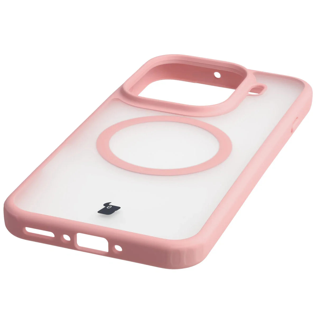 Handyhülle mit Magnetring für Oppo Find X9 Pro, Bizon Case MatteO, Getönt-Hellrosa
