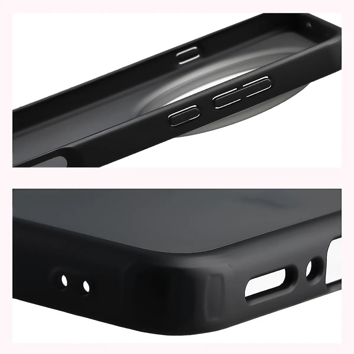 Handyhülle für Oppo Find X9 Ultra, Bizon Case Angelo, Getönte mit schwarzem Rahmen