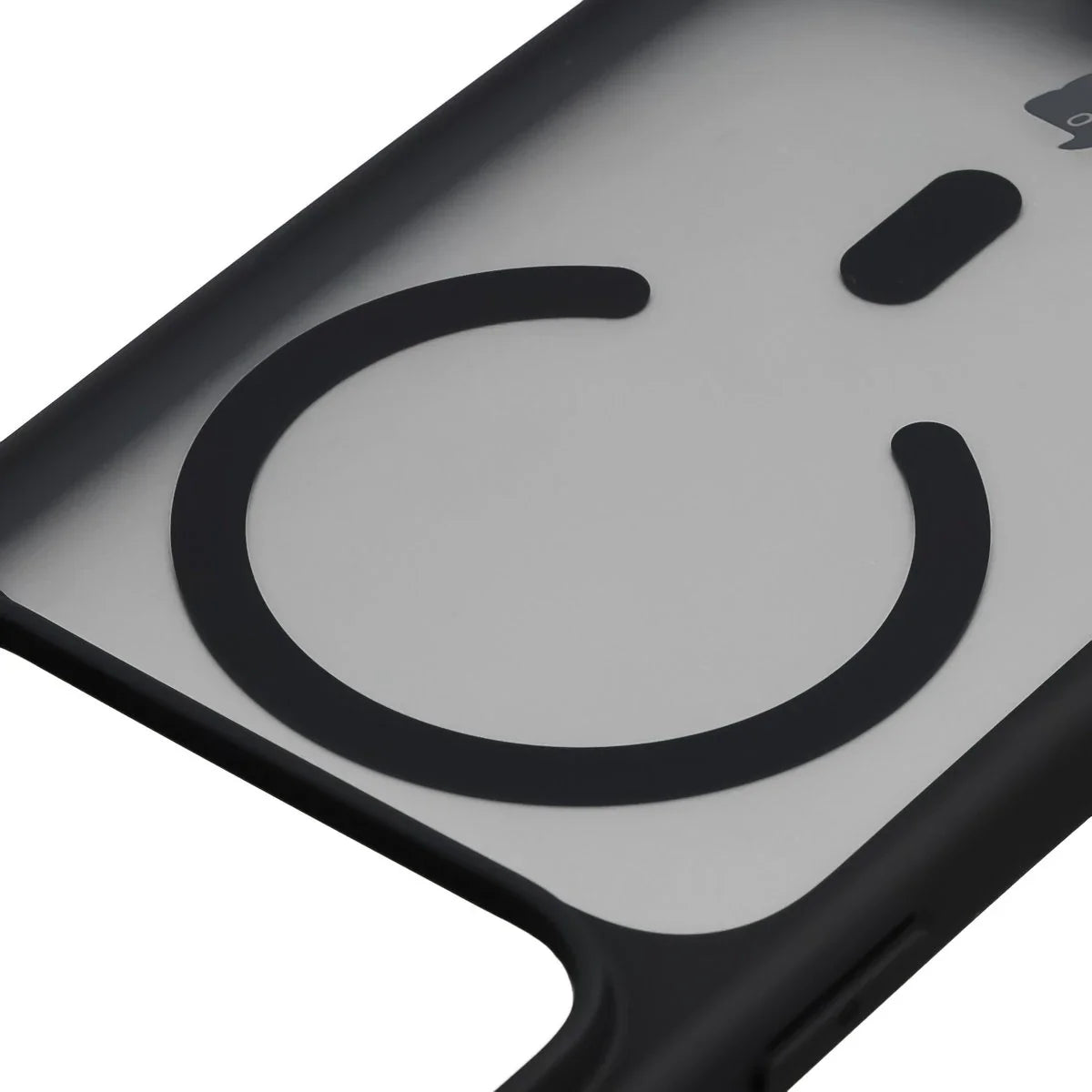 Schutzhülle mit Magnetring + gehärtetem Glas für iPhone 17 Pro, Bizon MatteO Pack, Getönt-Schwarz