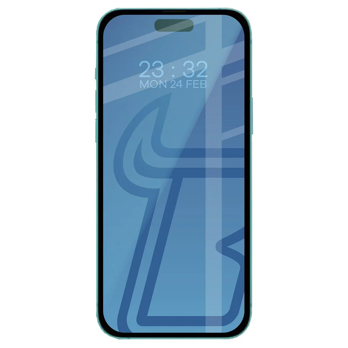 Schutzhülle mit Magnetring + gehärtetem Glas Bizon MatteO Pack für iPhone 17 Pro, Getönt-Orange