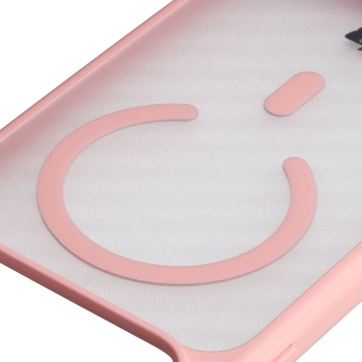 Schutzhülle mit Magnetring + gehärtetem Glas für iPhone 17 Pro Max, Bizon MatteO Pack, Getönt-Hellrosa