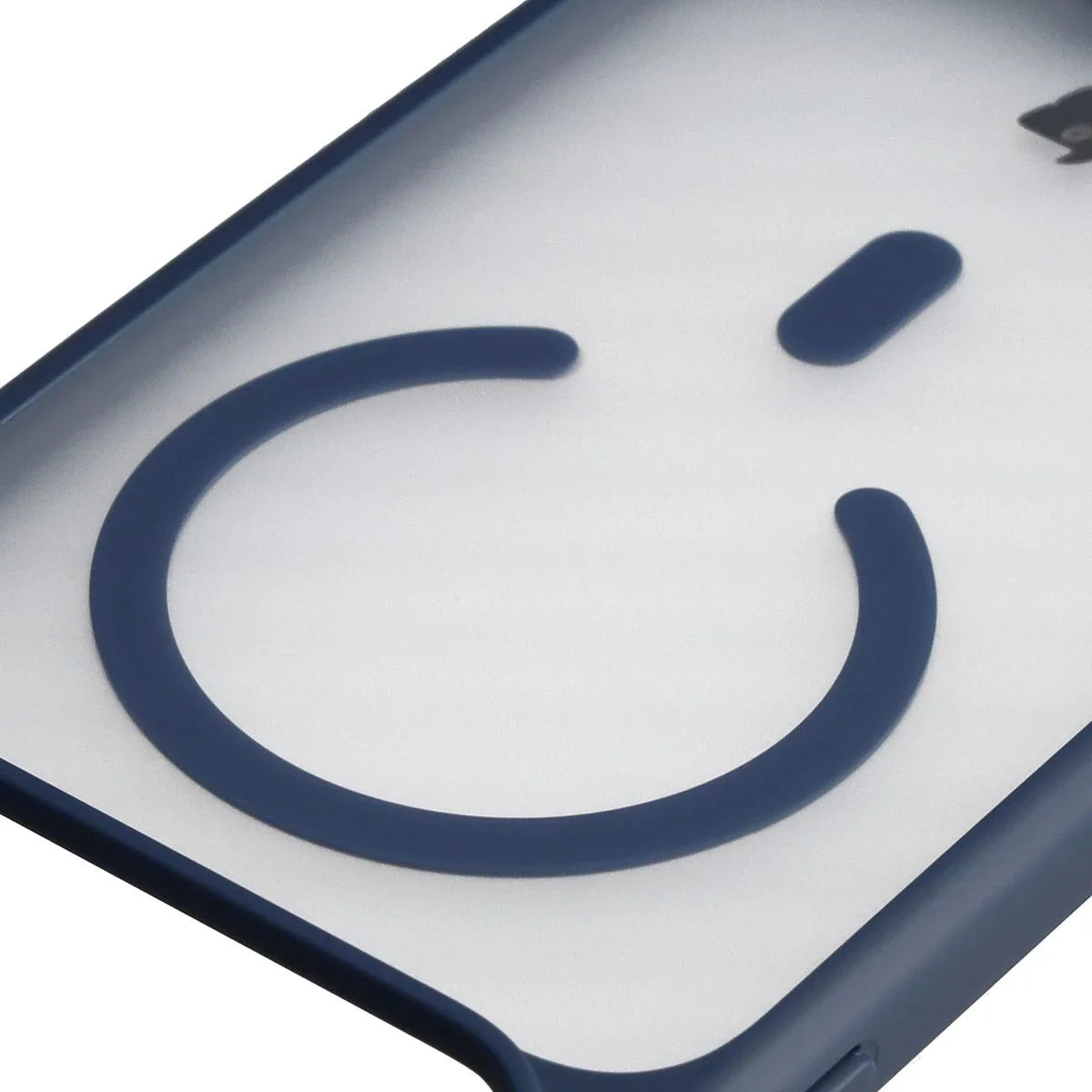 Schutzhülle mit Magnetring + gehärtetem Glas für iPhone 17 Pro Max, Bizon MatteO Pack, Getönt-Dunkelblau