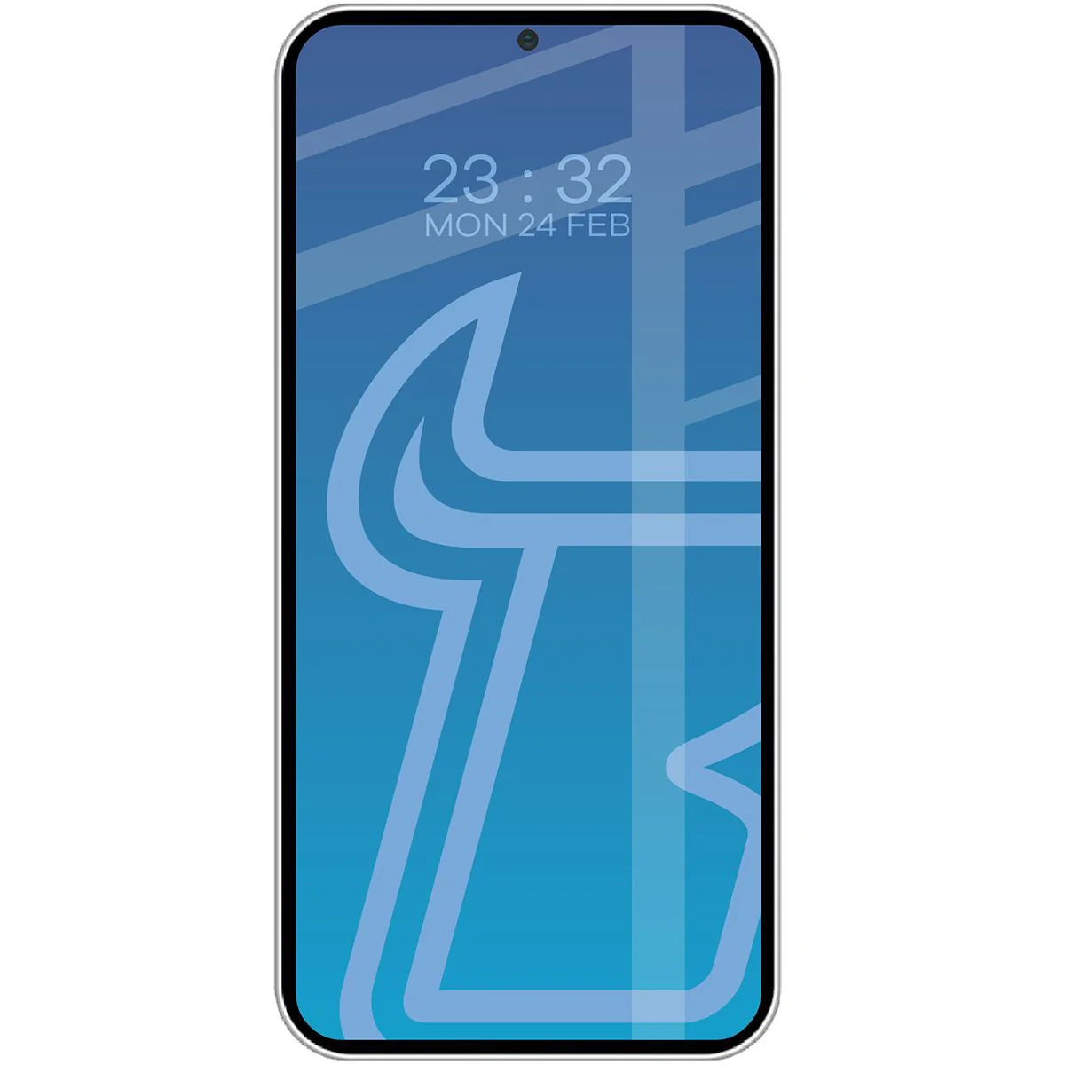 Schutzhülle mit Magnetring + gehärtetem Glas für Galaxy S25, Bizon MatteO Pack, Getönt-Schwarz