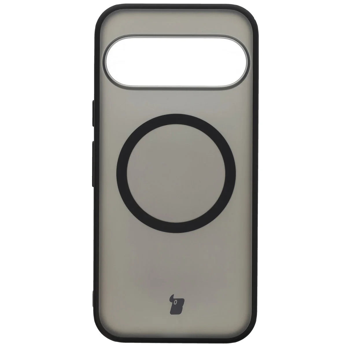 Schutzhülle mit Magnetring + gehärtetem Glas für Google Pixel 10 / 10 Pro, Bizon MatteO Pack, Getönt-Schwarz