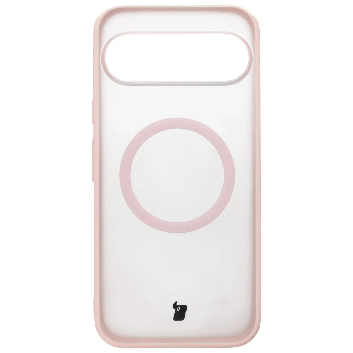Schutzhülle mit Magnetring + gehärtetem Glas für Google Pixel 10 Pro XL, Bizon MatteO Pack, Getönt-Rosa