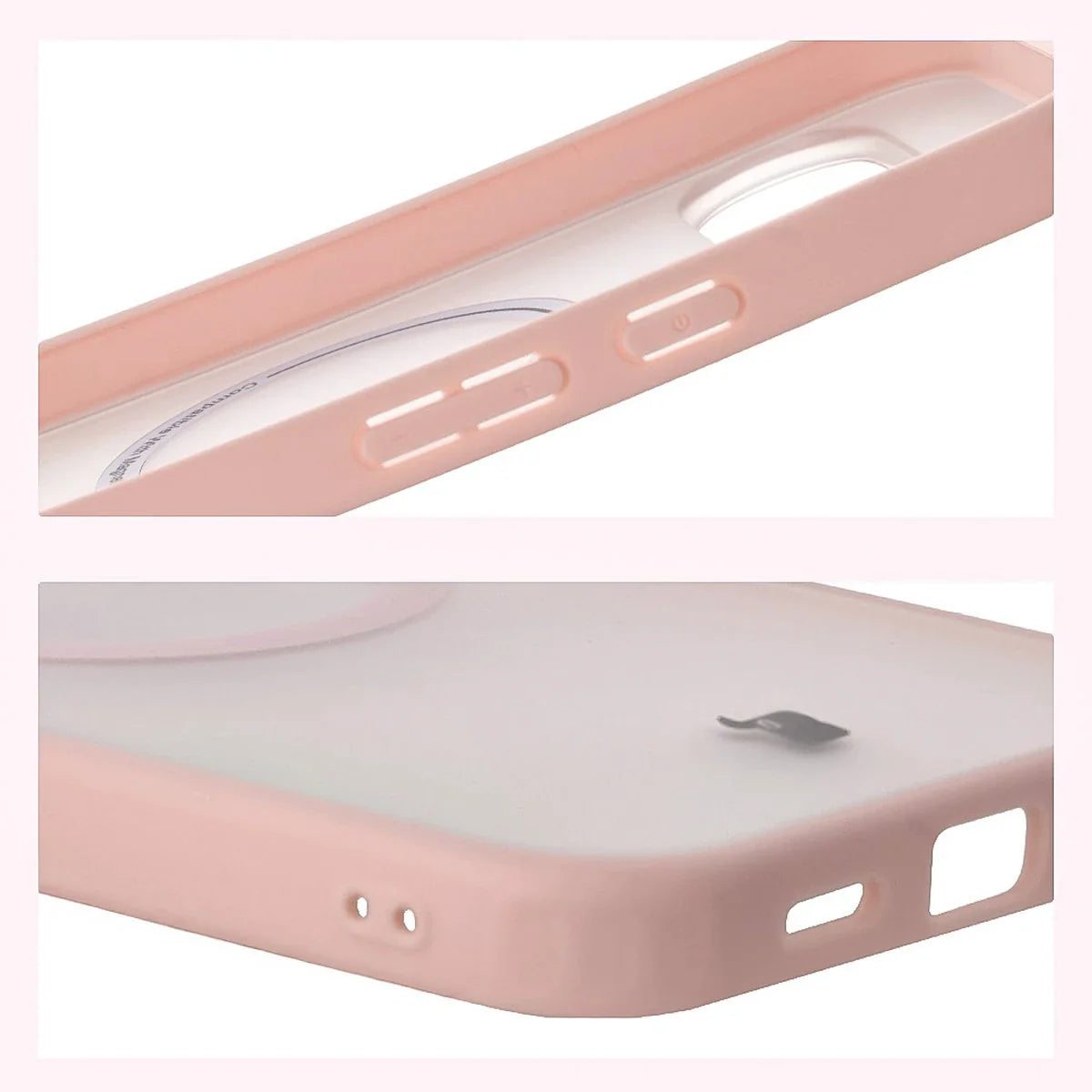 Schutzhülle mit Magnetring + gehärtetem Glas für Google Pixel 10 Pro XL, Bizon MatteO Pack, Getönt-Rosa