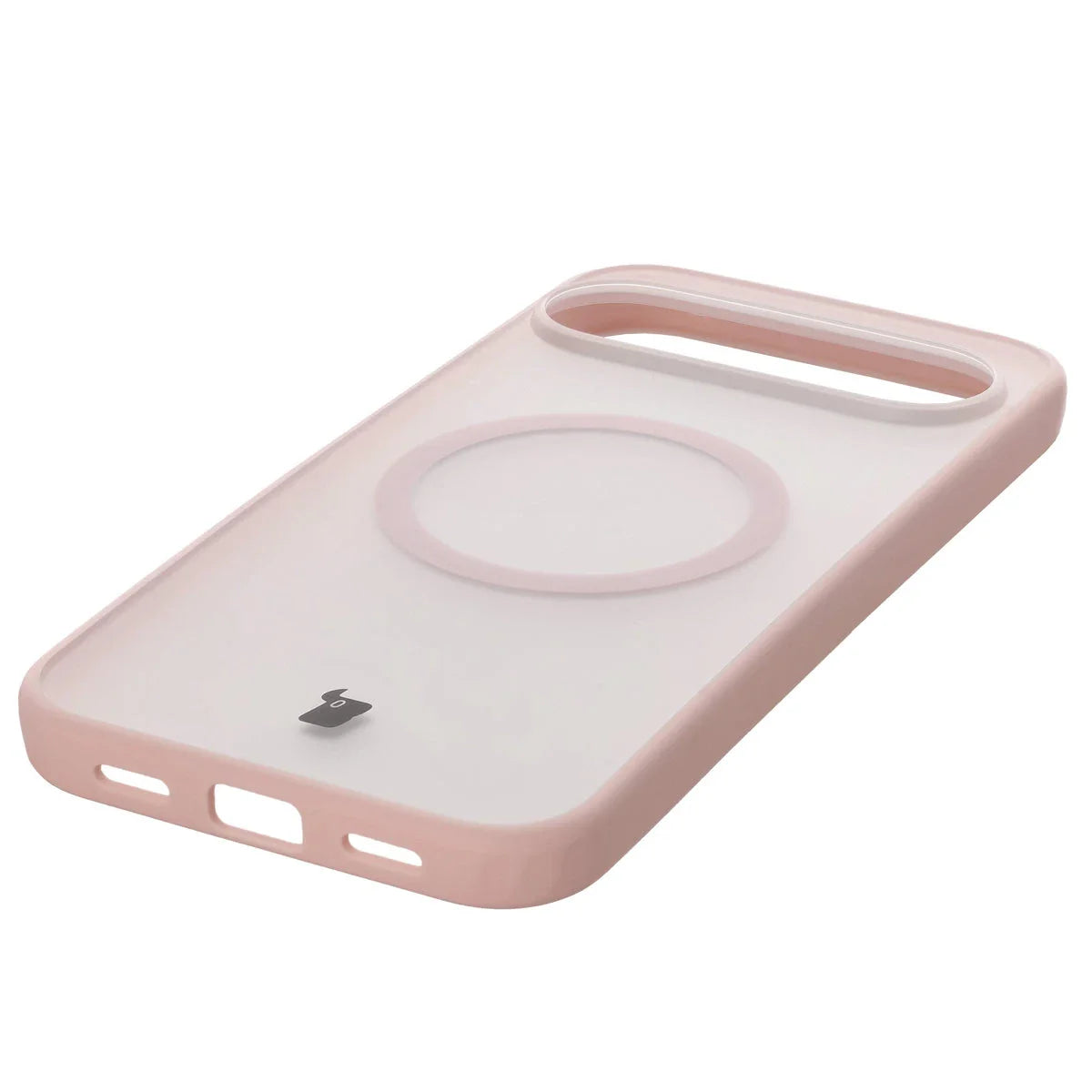Schutzhülle mit Magnetring + gehärtetem Glas für Google Pixel 10 Pro XL, Bizon MatteO Pack, Getönt-Rosa