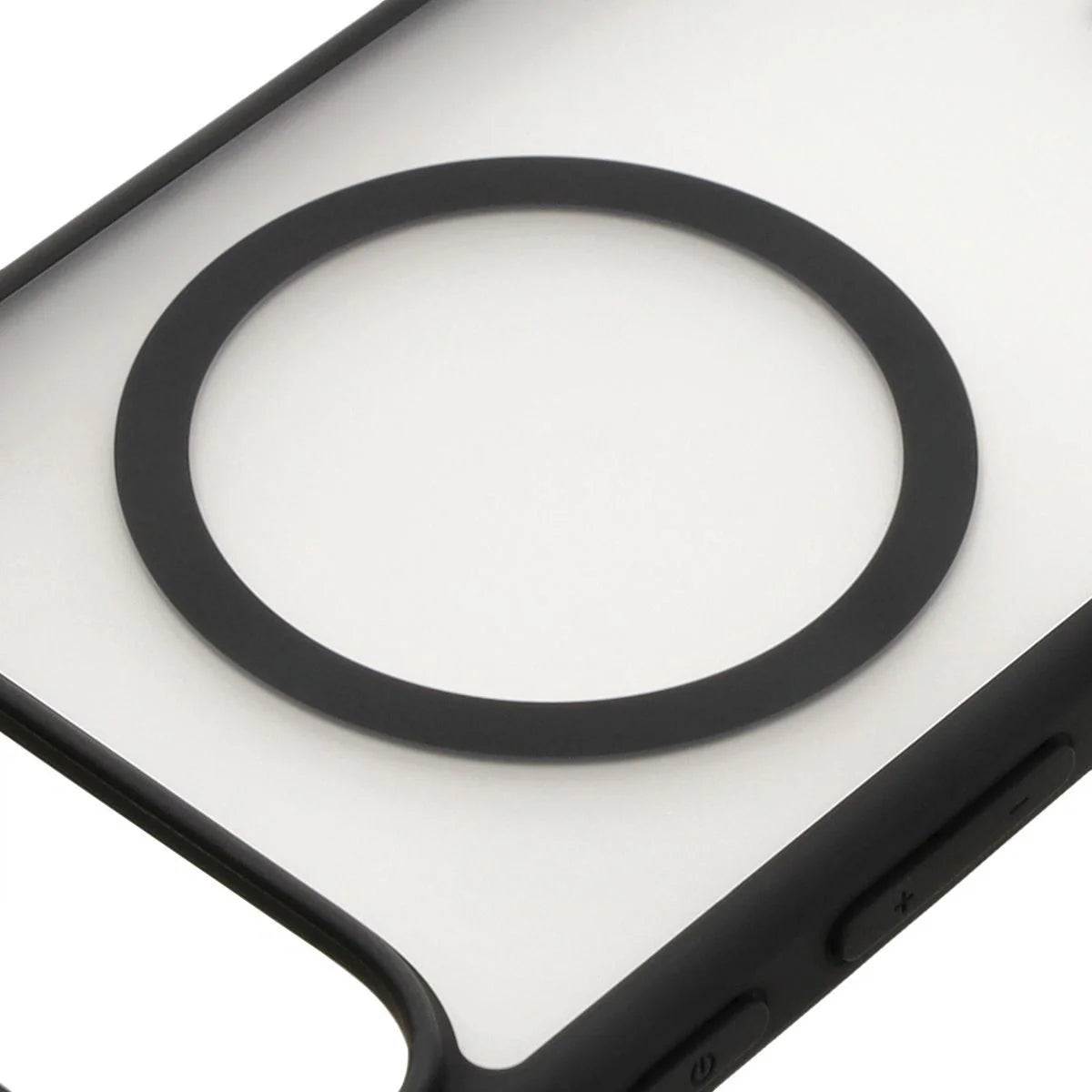 Schutzhülle mit Magnetring + gehärtetem Glas für Google Pixel 9 / 9 Pro, Bizon MatteO Pack, Getönt-Schwarz