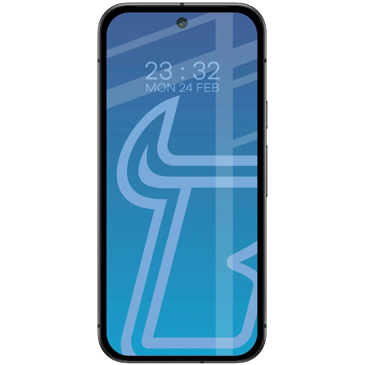 Schutzhülle mit Magnetring + gehärtetem Glas für Google Pixel 9 / 9 Pro, Bizon MatteO Pack, Getönt-Schwarz
