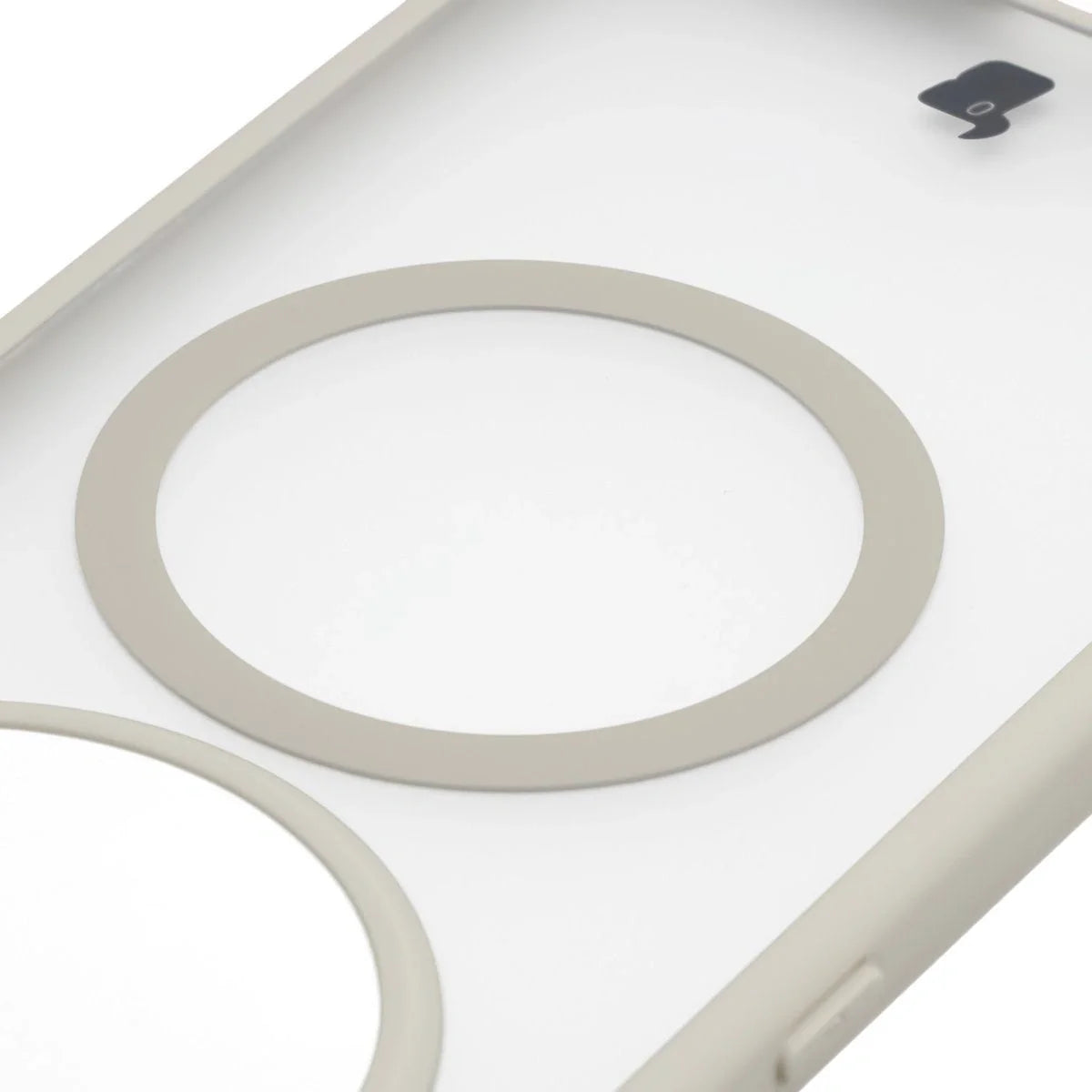 Schutzhülle mit Magnetring + gehärtetem Glas Bizon MatteO Pack für Honor Magic8 Lite, Getönt-Beige