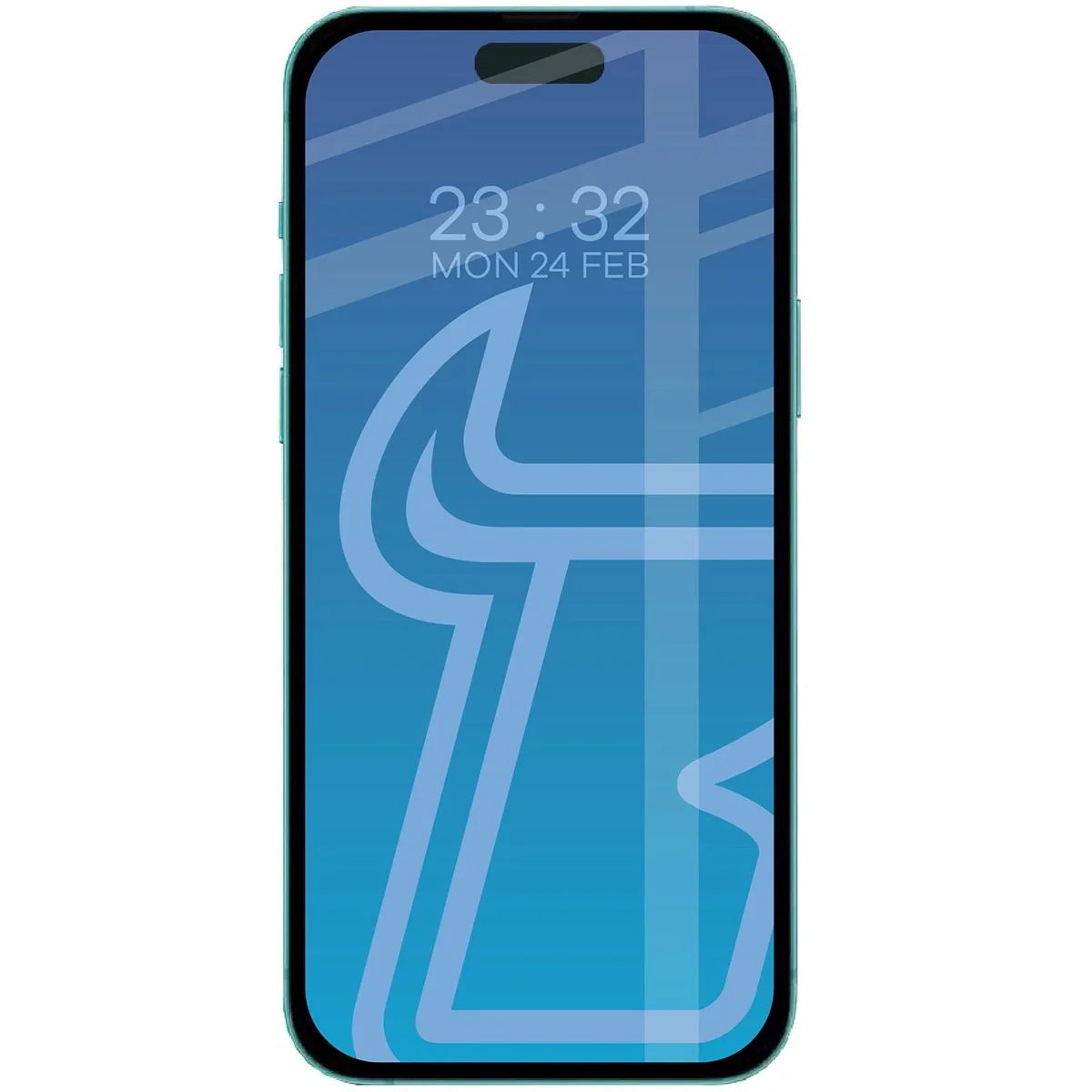 Schutzhülle mit Magnetring + gehärtetem Glas für iPhone 15, Bizon MatteO Pack, Getönt-Schwarz