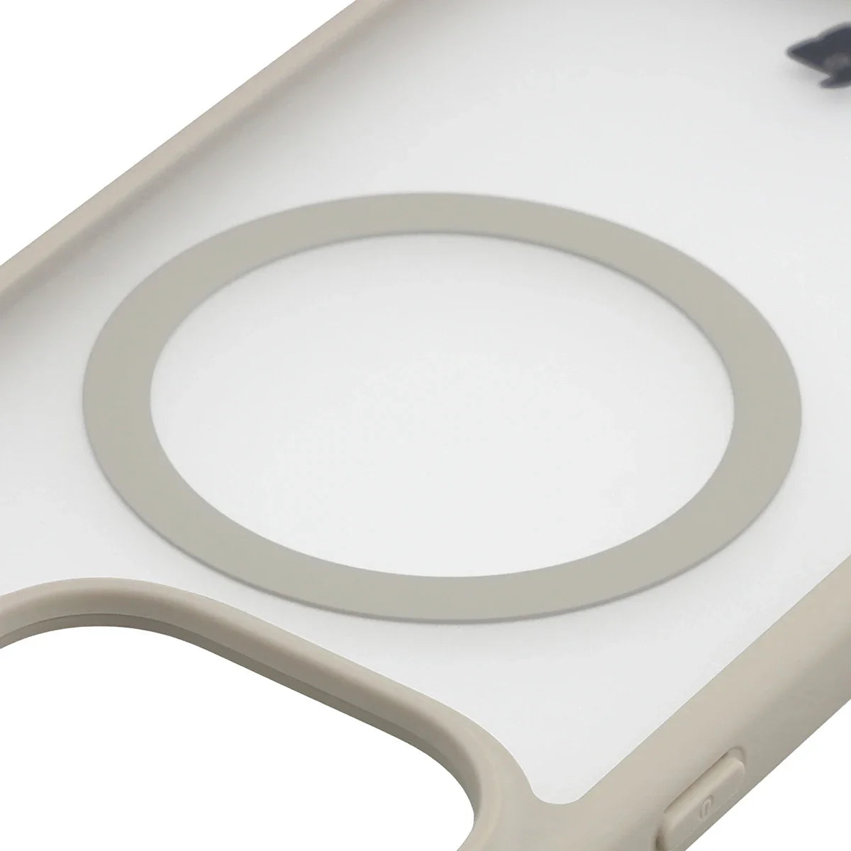 Schutzhülle mit Magnetring + gehärtetem Glas Bizon MatteO Pack für Oppo Find X9, Getönt-Beige