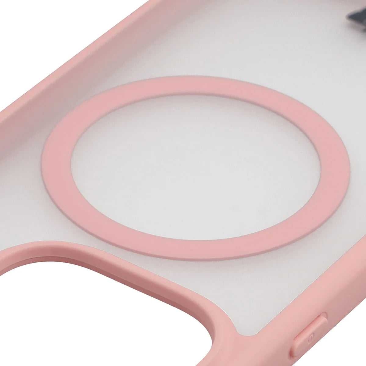Schutzhülle mit Magnetring + gehärtetem Glas für Oppo Find X9, Bizon MatteO Pack, Getönt-Hellrosa
