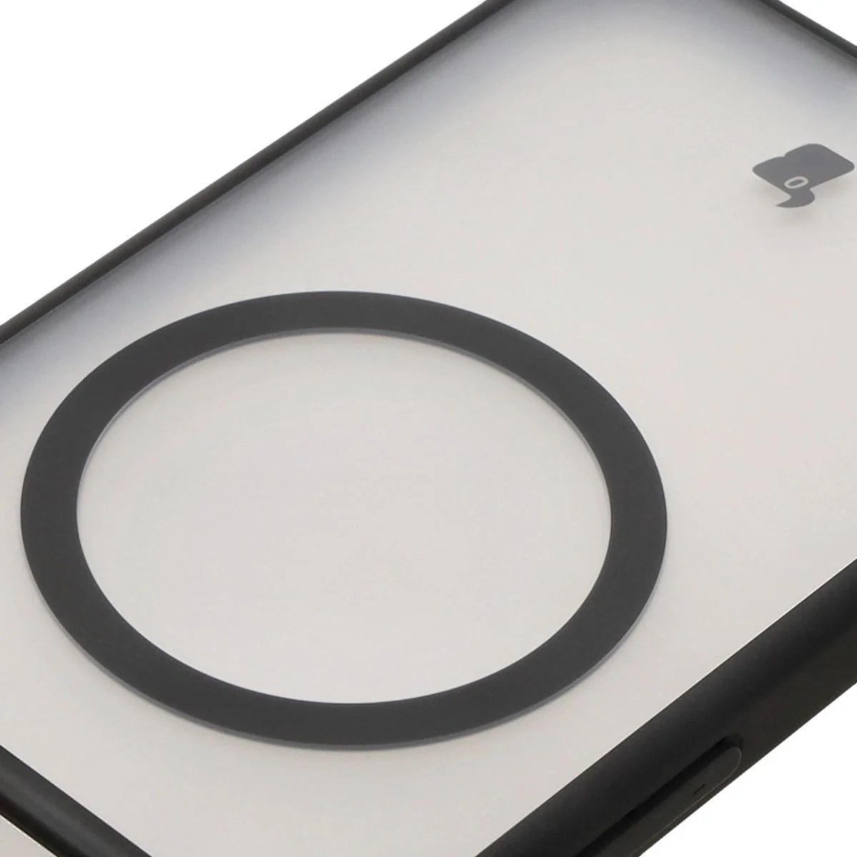 Schutzhülle mit Magnetring + gehärtetem Glas Bizon MatteO Pack für Google Pixel 9a, Getönt-Schwarz