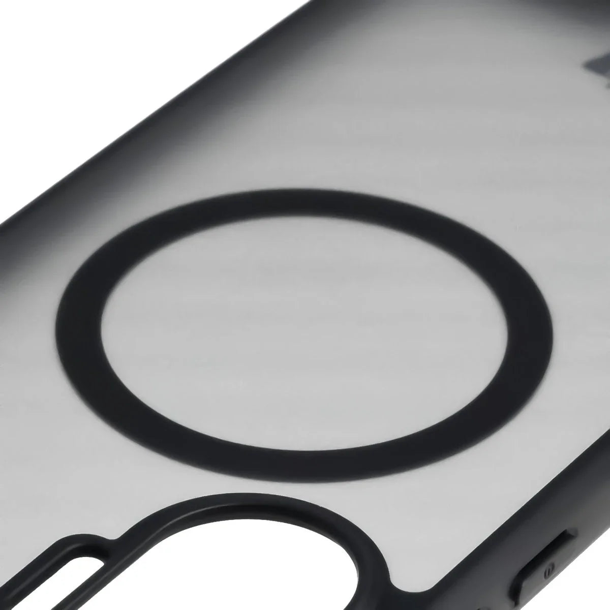 Schutzhülle mit Magnetring + gehärtetem Glas Bizon MatteO Pack für Xiaomi POCO F7, Getönt-Schwarz