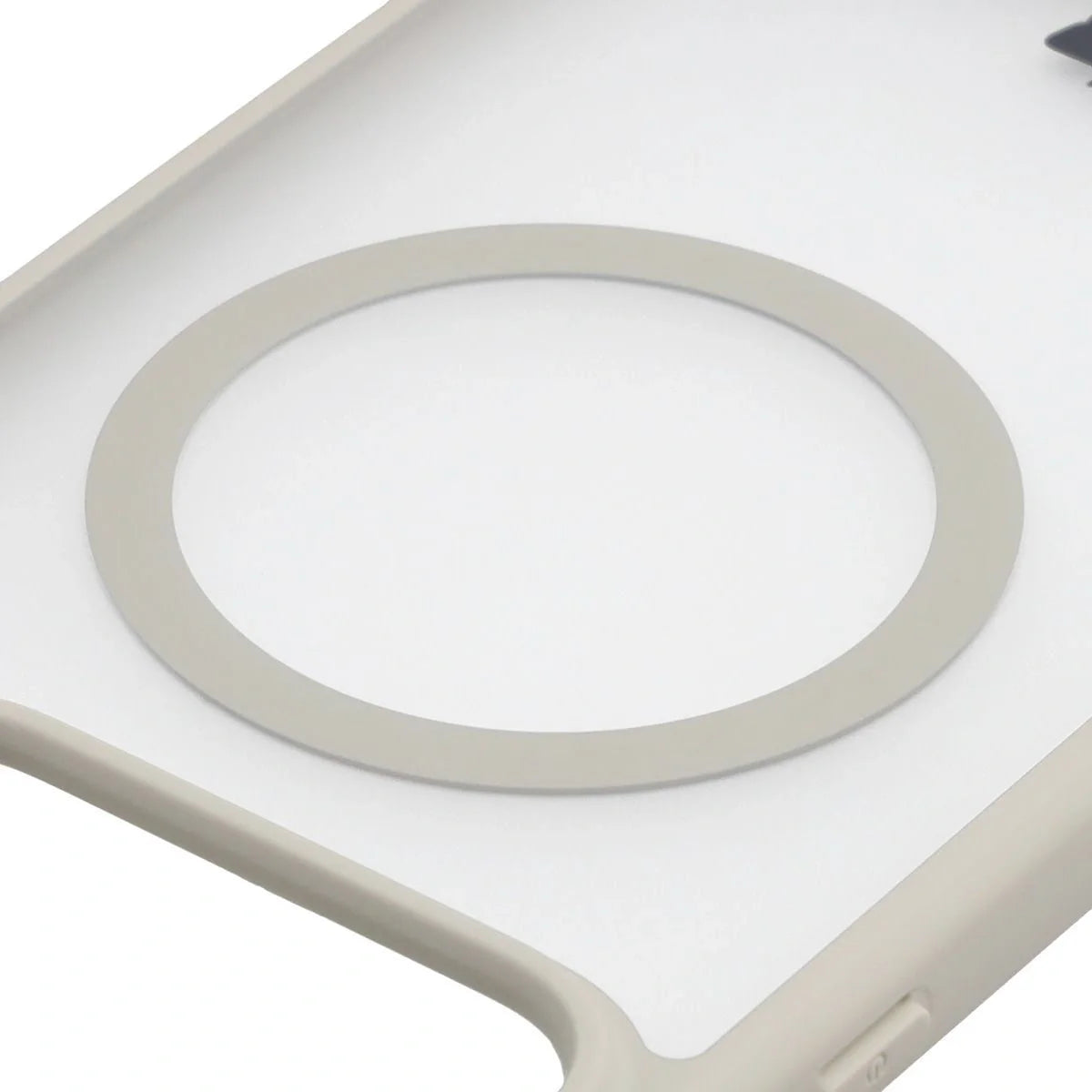 Schutzhülle mit Magnetring + gehärtetem Glas Bizon MatteO Pack für Realme GT 8 Pro, Getönt-Beige